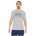Cruz T-shirt Freizeit Gander Printed (Bawełna) szary Mężczyźni