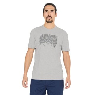Cruz T-shirt Freizeit Gander Printed (Bawełna) szary Mężczyźni