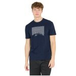 Cruz T-shirt Freizeit Gander Printed (Bawełna) granatowy Mężczyźni