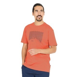 Cruz T-shirt Freizeit Gander Printed (Bawełna) pomarańczowy męski