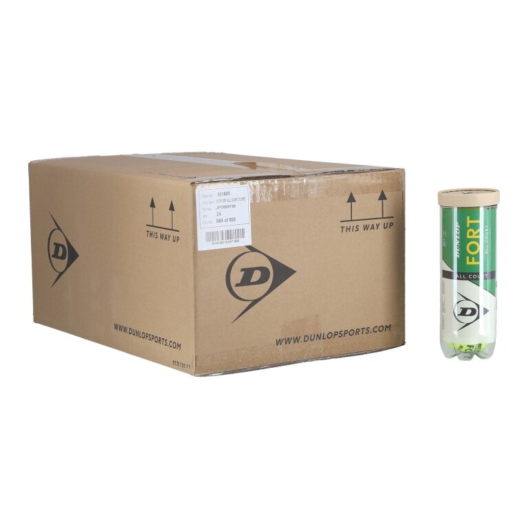 Dunlop Piłki tenisowe Fort Allcourt TS Puszka 24x3szt w kartonie