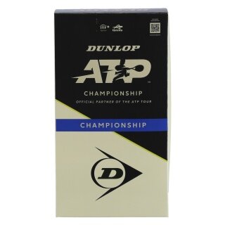 Dunlop Piłki tenisowe ATP Championship Puszka 2x4 sztuki Bi-Pack