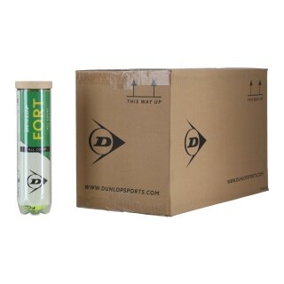 Piłki tenisowe Dunlop Fort Allcourt TS Puszka 18x4 w kartonie