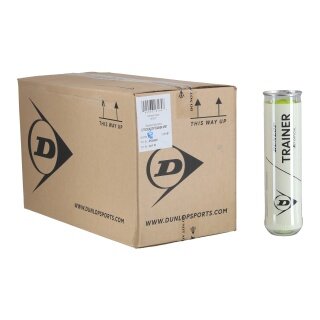 Dunlop Piłki tenisowe Trener VDT Oficjalna puszka 18x4 w kartonie