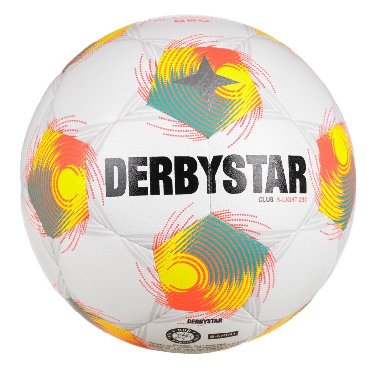 Piłka nożna Derbystar FB-Club Light 290 v26 (piłka treningowa) biała/kolorowa - 1 piłka