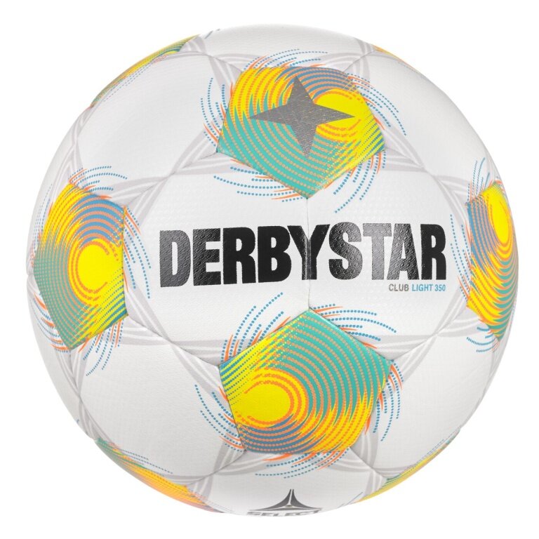 Derbystar piłka nożna FB-Club Light 350 v26 (piłka treningowa) biało/żółto/zielona - 1 piłka