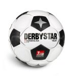 Derbystar piłka rekreacyjna - MINI Classic Bundesliga Brilliant v24 biało/czarna - 1 miniball (obwód: 47cm)