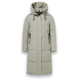 Kurtka zimowa District Winter-Steppmantel Dumbbell (odporna na wodę) beżowa damska