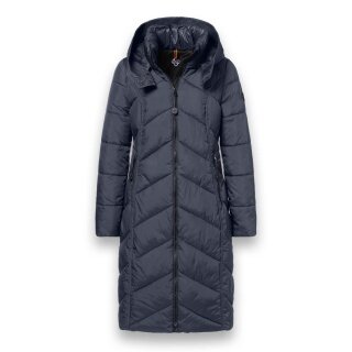 Kurtka zimowa District Arosa (odporna na wodę) ciemnoszara damska