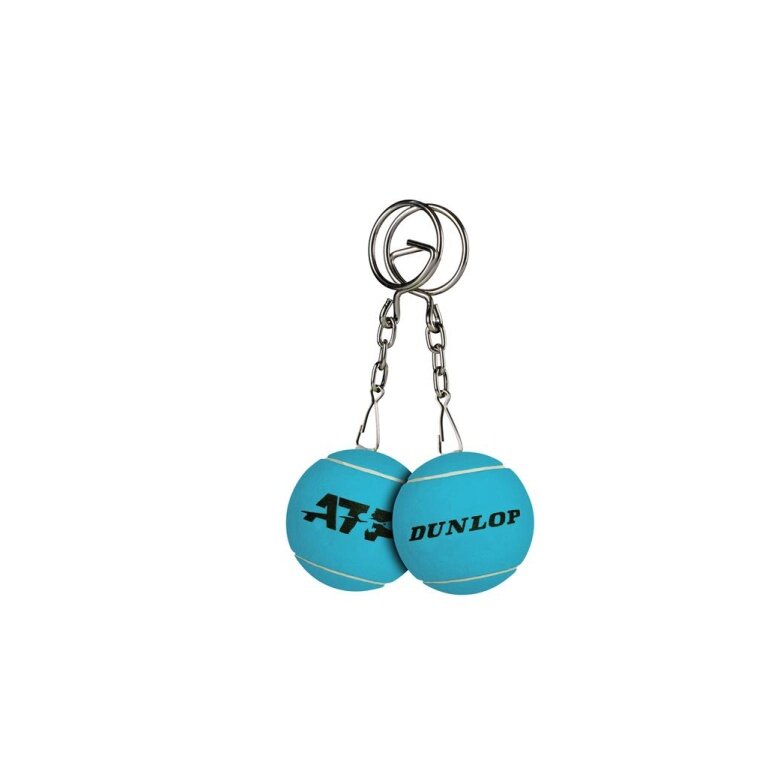 Dunlop breloczek do kluczy Keyring ATP piłka tenisowa 3,5cm niebieski - 1 sztuka