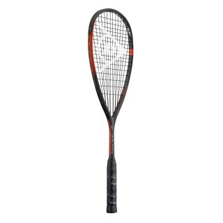 Dunlop Rakieta Squash Sonic Core Revelation 135 135g/na rękojeści czarna/pomarańczowa - naciągnięta -