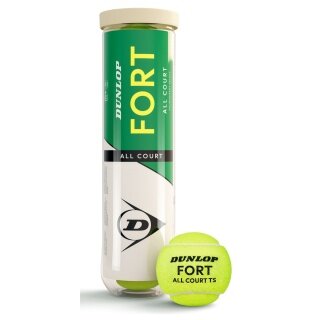 Dunlop Piłki tenisowe Fort Allcourt TS Puszka 4 szt.