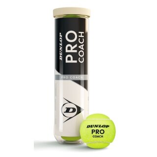 Dunlop Piłki tenisowe Pro Coach Puszka 18x4 w kartonie