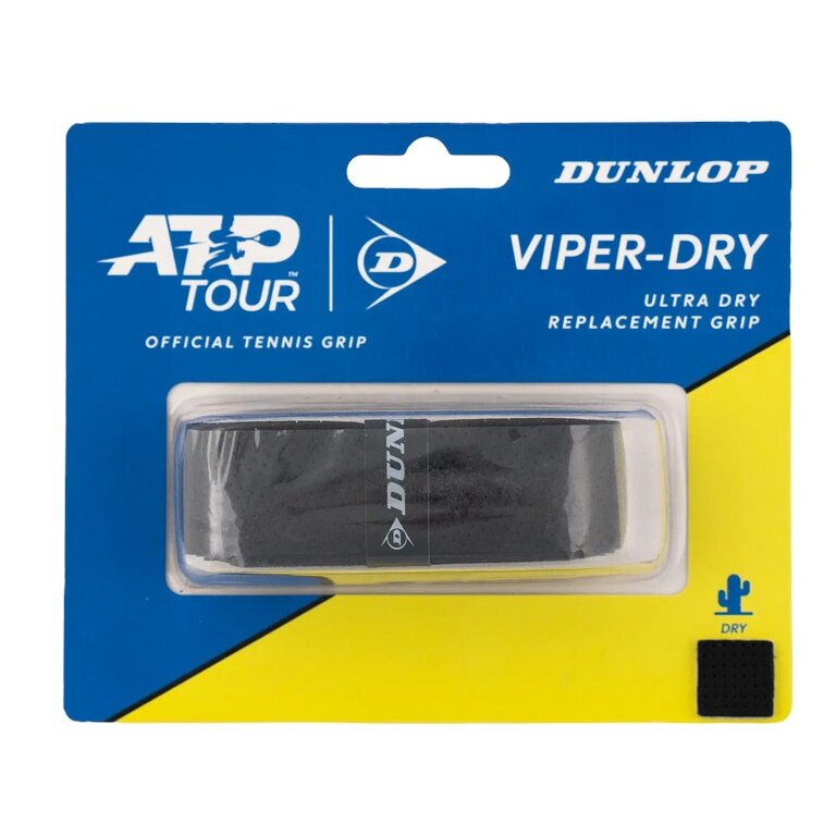Dunlop Basisband Viper Dry 1.8mm (absorpcja potu, perforowane) czarne - 1 sztuka