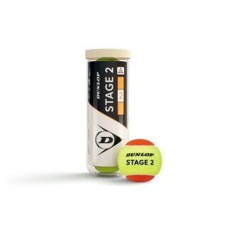 Dunlop Piłki Metodyczne Etap 2 żółto/pomarańczowe 3 szt.