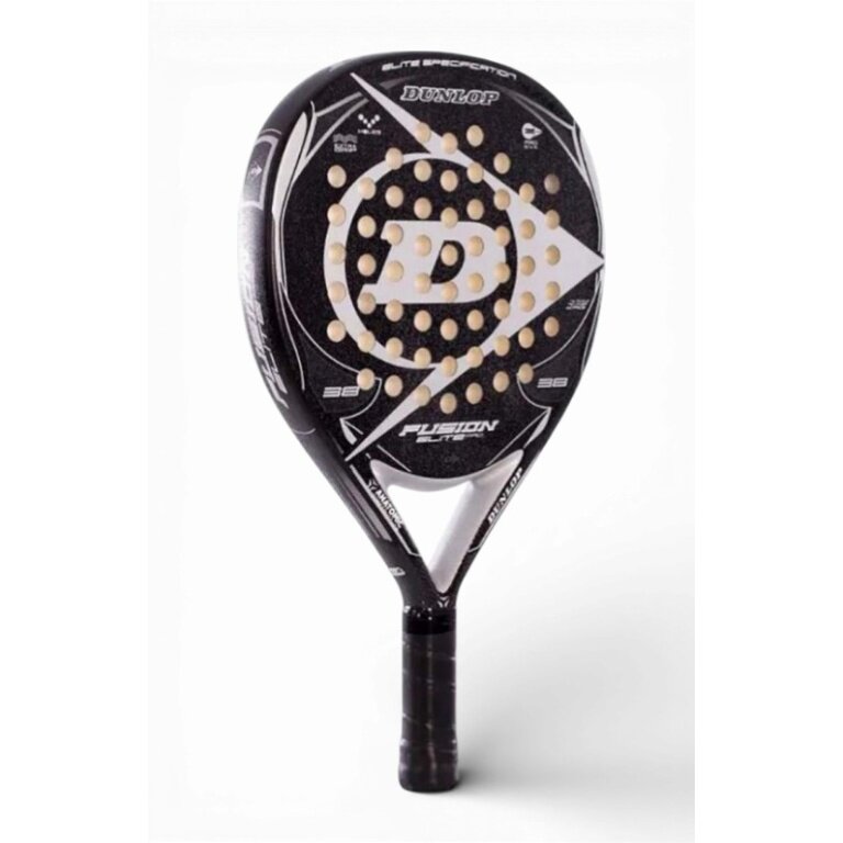 Dunlop rakieta do padla Fusion Elite Pro 365g/okrągła/rekreacyjna czarna/srebrna