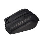 Torba na rakiety Dunlop Paletero Elite (torba na padel, 3 główne komory) czarna/czarna 15-tka