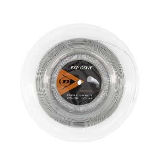 Dunlop Nici tenisowe Explosive (trwałość) srebrna 200m rolka