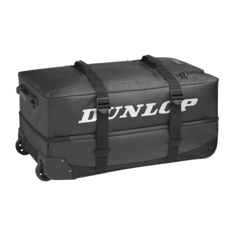 Torba podróżna Dunlop Pro Wheelie Bag (z kółkami, 120 litrów) czarna