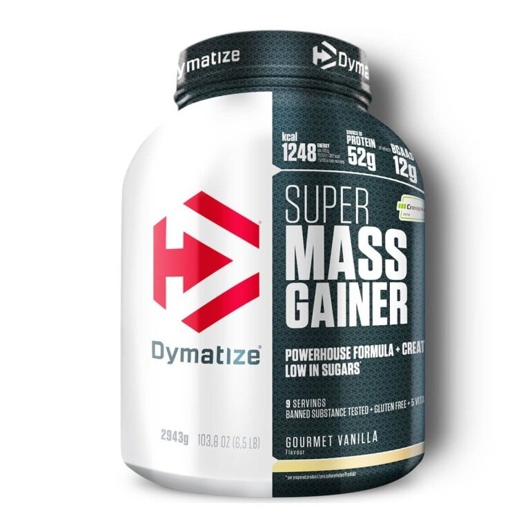 Dymatize Super Mass Gainer Proszek Waniliowy 2943g Pojemnik