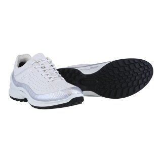 ECCO Sneaker Biom Energi WP (skóra premium, wodoodporne) biało/srebrne damskie
