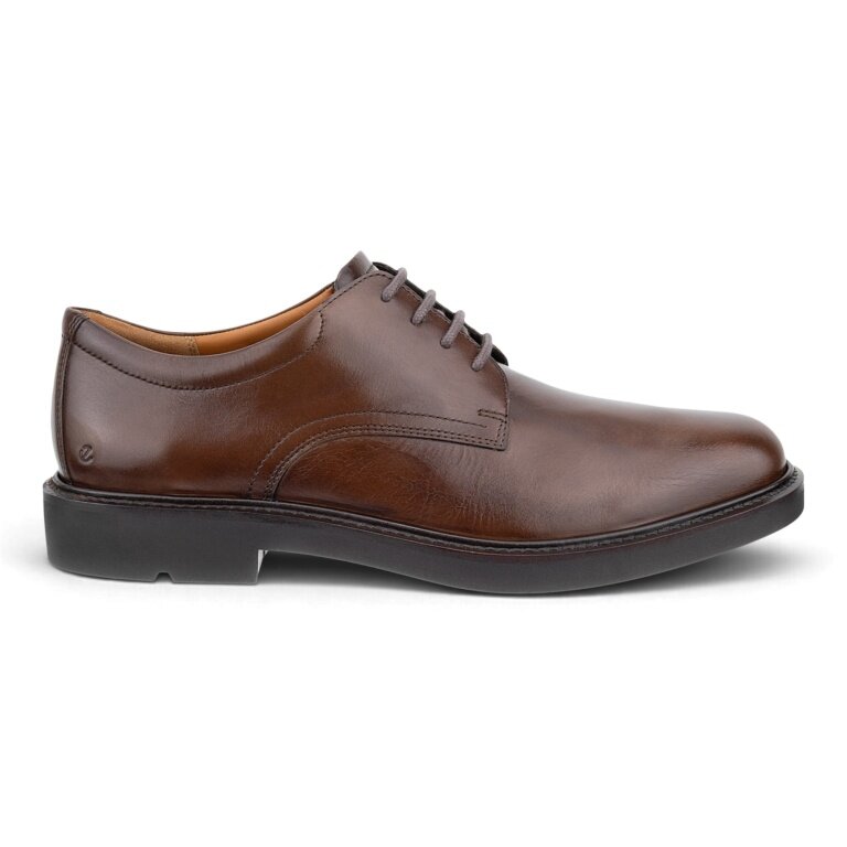 ECCO buty biznesowe Derby Metropole London (skóra gładka) brązowe męskie