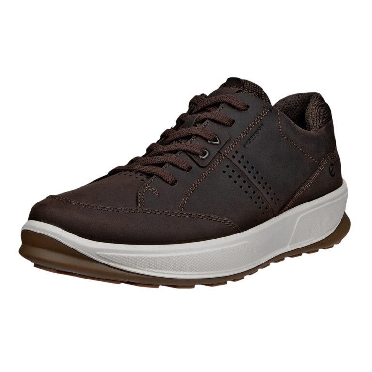 ECCO Sneaker Byway 2.0 WP (skóra premium, wodoodporne) brązowy kawowy mężczyźni