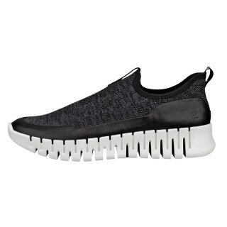 ECCO Sneaker Gruuv Easy-Slip (oddychający tekstyl) czarny damski