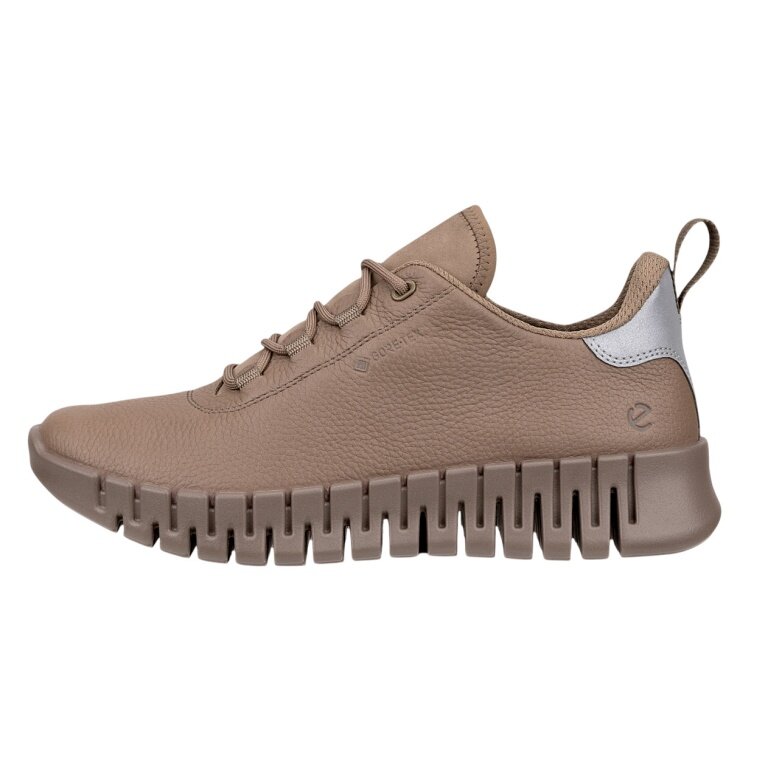 ECCO Sneakers Gruuv Lea GTX (skóra ECCO) brązowe damskie