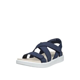 ECCO sandały Soft (skóra premium) granatowe damskie