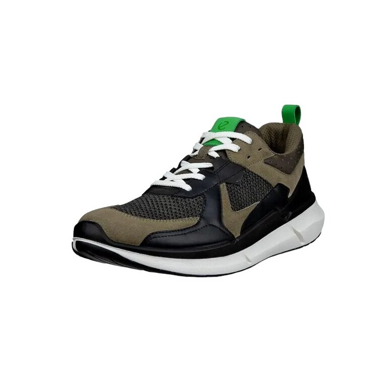 ECCO Sneaker Biom 2.2 (ECCO-skóra) szałwiowo-zielony/czarny męski