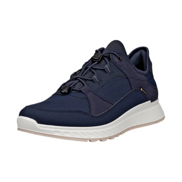 ECCO Sneaker Exostride W Low GTX TEX (wodoodporne, lekkie, oddychające) ciemnoniebieskie damskie