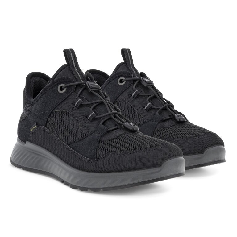 ECCO Sneaker Exostride W Low GTX TEX (wodoodporny, lekki, oddychający) czarny damski