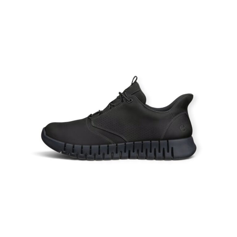 ECCO Sneaker Gruuv (skóra nubukowa) 2026 ciemnoszary mężczyźni