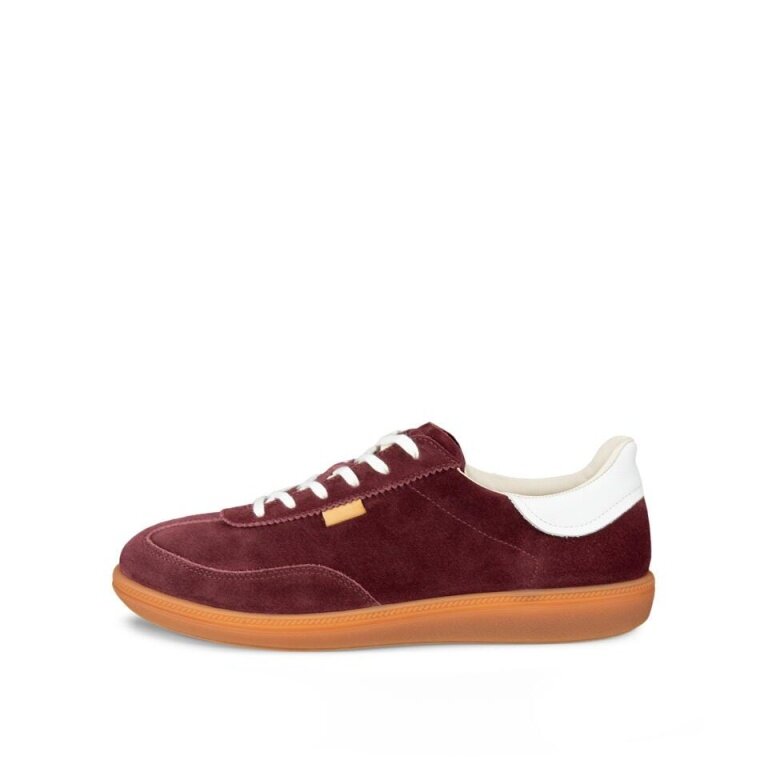 ECCO Sneakers Soft 11 (zamsz) bordowy damski