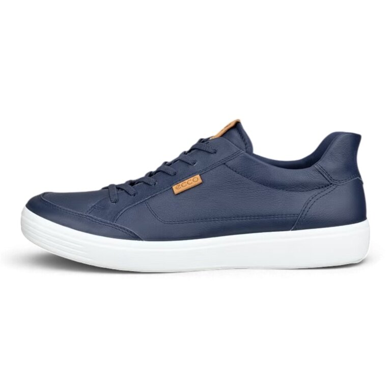 ECCO Sneaker Soft 7 (skóra licowa) 2026 niebieski mężczyźni
