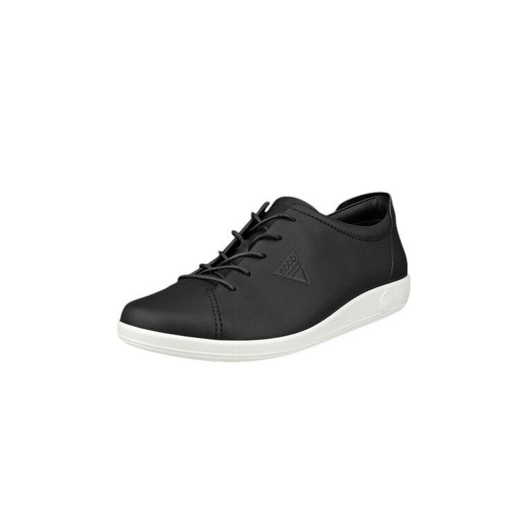 ECCO Sneakers Soft 2.0 Anniversary (ECCO skóra) czarne damskie