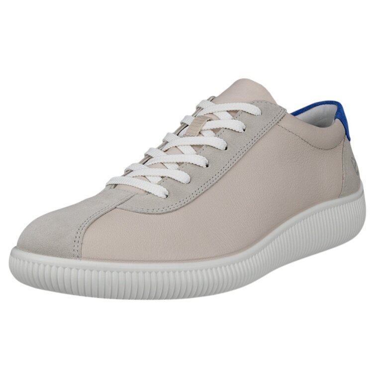 ECCO Sneakers Soft Zero (ECCO-skóra) szary/beżowy mężczyźni