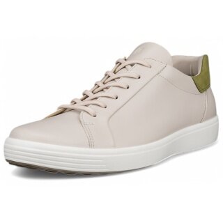 ECCO Sneaker Soft 7 Easy Slip Lace (skóra premium) beżowe męskie