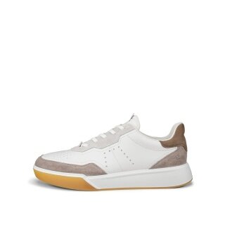 ECCO Sneaker Street Court Lea (Premium skóra) biały/szary/beżowy męski