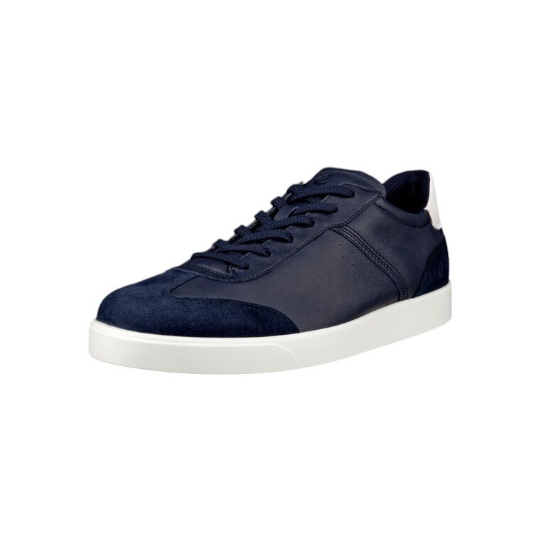 ECCO Sneaker Street Lite Low (skóra) granatowy mężczyźni