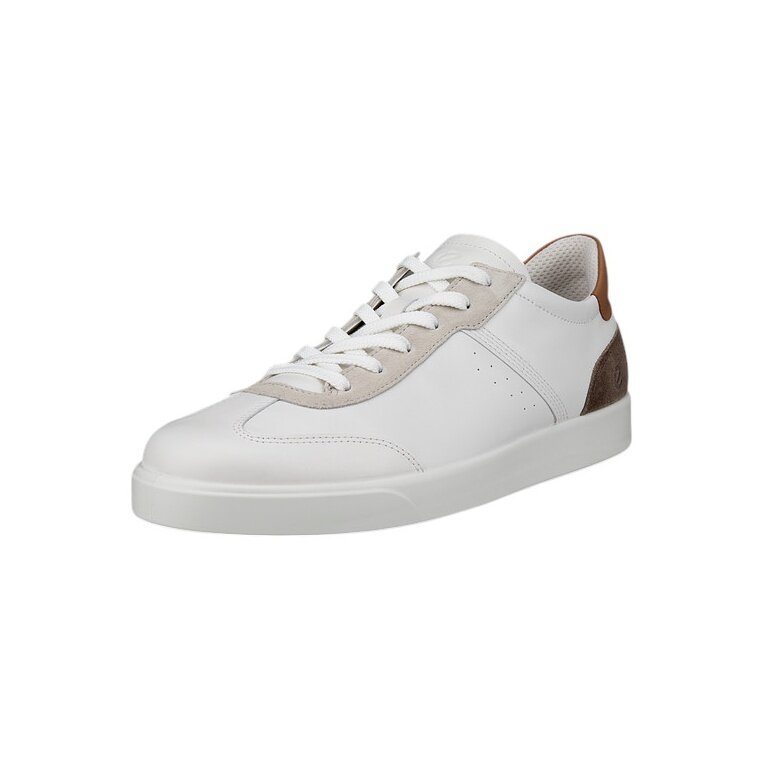 ECCO Sneaker Street Lite Low (skóra) białe męskie