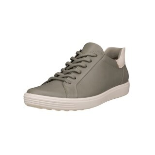 ECCO Sneaker Soft 7 Easy Slip Low (skóra premium) szare damskie