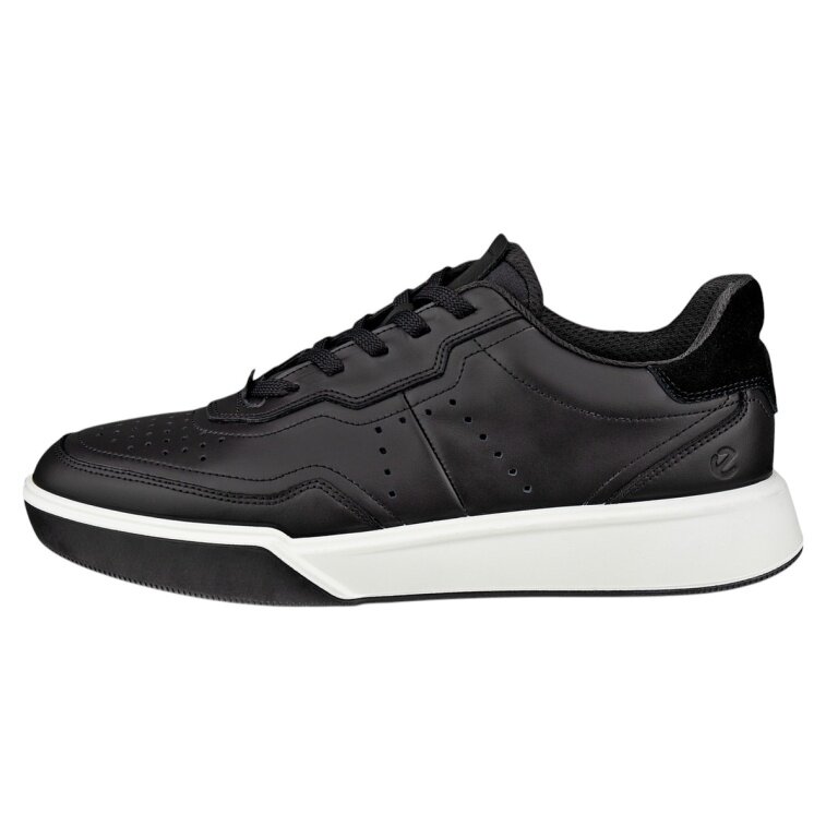 ECCO Sneaker Street Court Lea (skóra premium) czarny damski