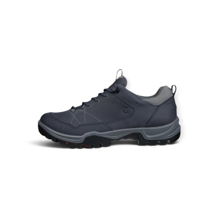 ECCO buty trekkingowe Receptor Trekk (skóra nubukowa, wodoodporne) granatowe męskie