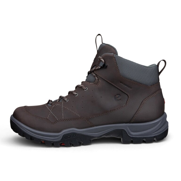 ECCO buty trekkingowe Receptor Trekk WP (skóra nubukowa, wodoodporne) ciemnobrązowe męskie