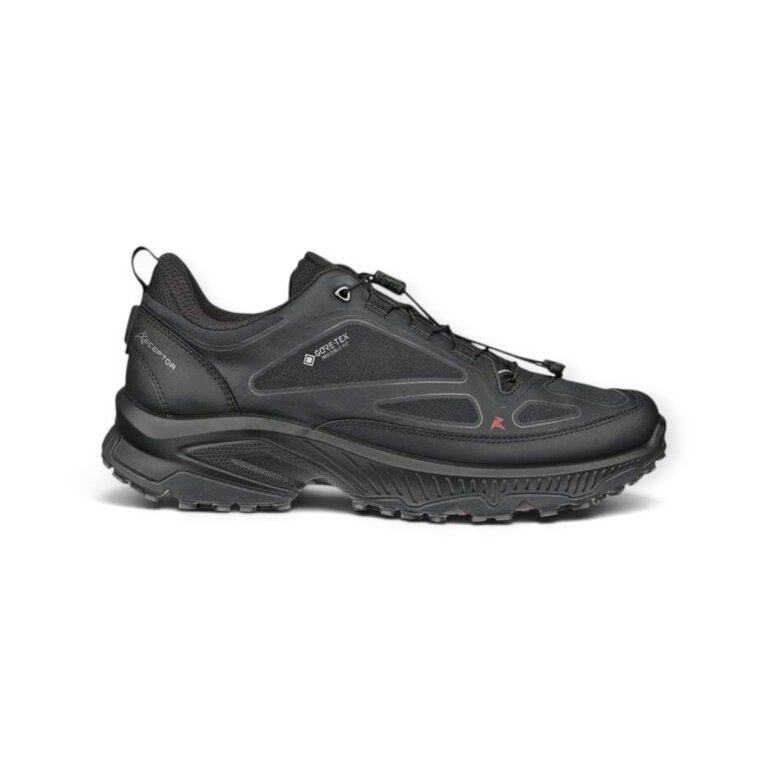 ECCO buty trekkingowe Receptor XP GTX (skóra premium, wodoodporne) czarne męskie