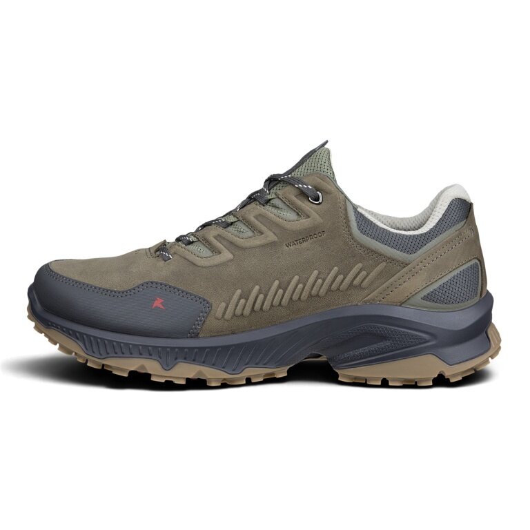 ECCO buty trekkingowe Receptor XP WP (skóra nubukowa, wodoodporne) oliwkowo-szare męskie