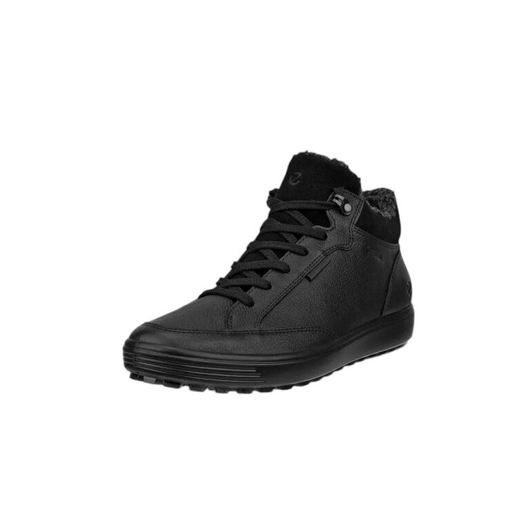 ECCO Buty zimowe Soft 7 Tred GTX (skóra nubukowa, wodoodporne) czarne damskie