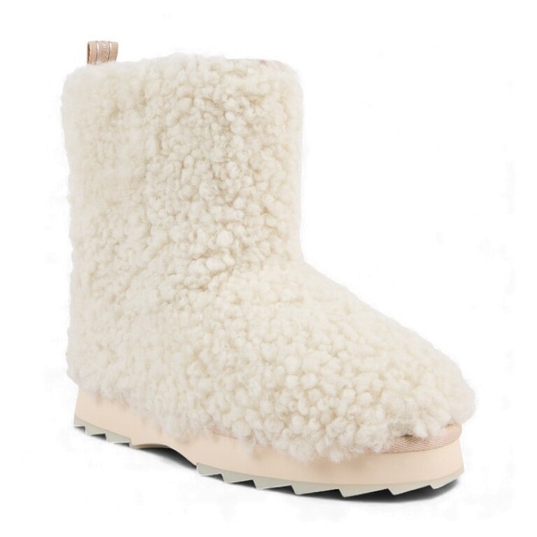 EMU Australia zimowe botki Sharky LO Teddy (owcza wełna) naturalne dla kobiet